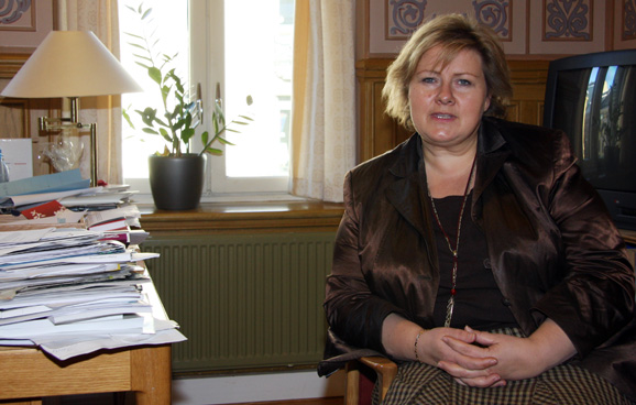 Erna Solberg. (Foto TH)