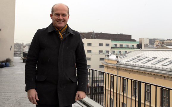 Karsten Gjefle leder CSR Norges arbeid. (Foto TH)