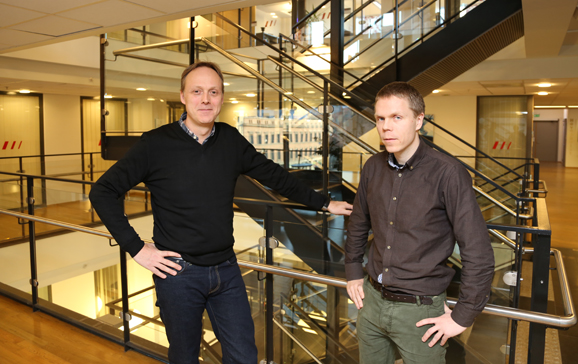Magne Bråthen (t.v.) og Ole Christian Lien. (Foto TH)