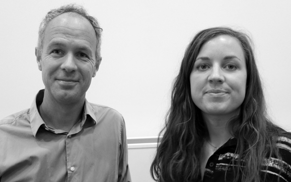 Fafo-forskerne Jon Rogstad og Erika Braanen Sterri. (Foto TH)